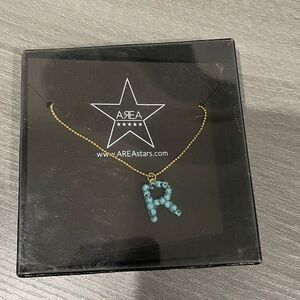 Area Star Letter “R” Necklace